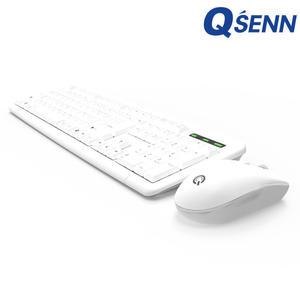 큐센 QSENN MK210 무선 합본 (화이트, 키스킨 포함)