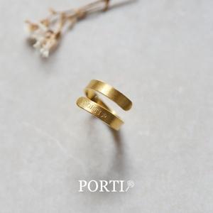 갤러리아 [뽀르띠] 순금 24K 탯줄(1) 돌반지 1.25g