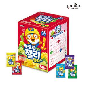 NEW 팔도 신제품 뽀로로 과일맛젤리 쁘띠 1개(18gx40개입)