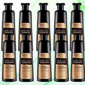 꾸띄르 새치 염색 샴푸 멋내기 갈색 (실크브라운) 180ml 조혜련 샴푸 10통