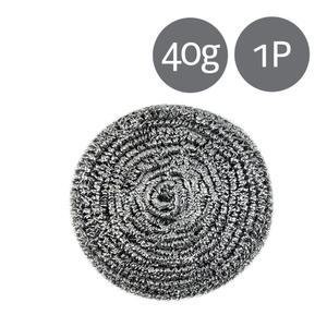 청소솔 (철수세미 A타입 40g 1p) 세척솔  철사 스텐 은사수세미