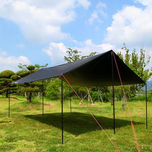 KALLUS CAMPING 블랙코팅 렉타타프 4x3m 폴대세트