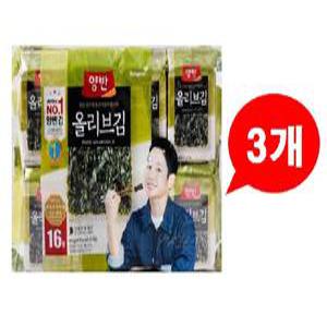 동원 양반올리브김[식탁16봉(8매)]x3개 식탁김