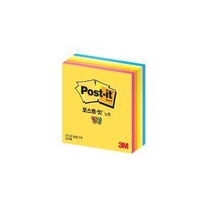 3M 포스트잇 큐브 노트 CT-654 파스텔(76x76mm)