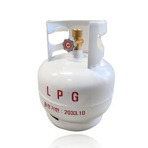 피엔코 스틸 가스통 3kg  해바라기버너 LPG가스통