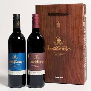 컨츄리와인 선물세트 12도 750ml (컨츄리 캠벨+산머루 드라이)