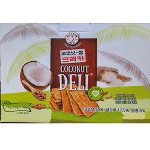 코스트코 델리 코코넛 쌀크래커 150g X 5입 과자 간식 DELI
