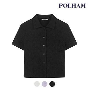 [폴햄][폴햄] 여성 크링클 크롭 가디건_PHE2TC2330