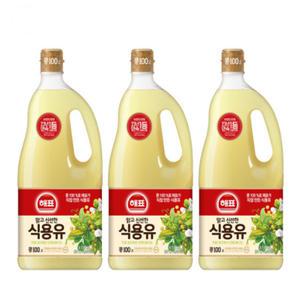 사조해표 콩기름 1.8L x 3병