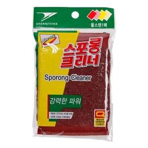 만경 스포롱크리너 강력수세미 울스텐1매입
