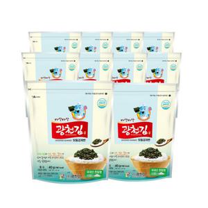 광천김 바삭바삭 모둠 김자반 40g x 10봉