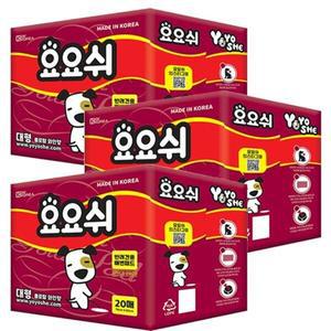 요요쉬 배변패드 플로랄 와인향 대형 20매 x 3개