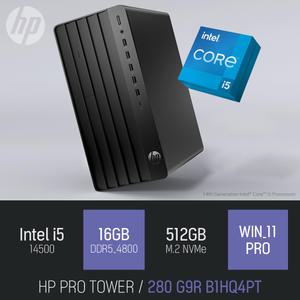 ⓒ HP 프로 타워 280 G9R B1HQ4PT i5-14500 16GB 512GB WIN11 / 재택근무용 사무 인강용 데스크탑