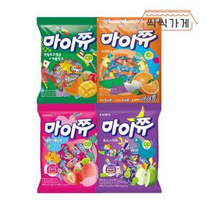 [씩씩가게] 마이쮸 284g 4종 1개씩 (딸기복숭아 포도사과 요거트오렌지 멜론애플망고)
