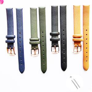 16MM 10MM 로즈 20MM 스트랩 12MM 18MM 24MM 골드 소프트 핸드메이드 워치 22MM 14MM 시계줄 블랙 8MM 가죽 버클