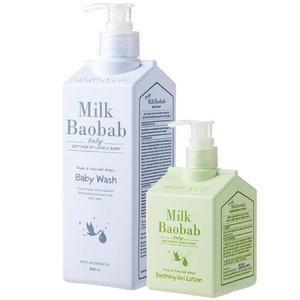 밀크바오밥 베이비워시 500ml+베이비수딩젤로션 250ml