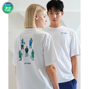 [요넥스] 243TS042U 배드민턴 오버핏 공용 반팔 티셔츠