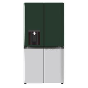 LG전자 오브제컬렉션 STEM 매직스페이스 얼음정수기 냉장고 (W825SGS182S) (UP)