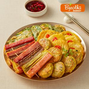 사옹원 명품 모둠전 666g 모듬전 명절음식 동태전 꼬치산적 깻잎전 동그랑땡 고기완자