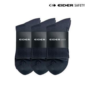 아이더 Safety  베이직양말 3컬레 스포츠양말  현장작업  배드민턴 테니스 러닝 운동