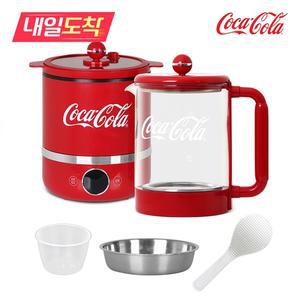 [내일도착] 코카콜라 멀티포트+쿠커 세트 밥솥 겸용 COCO-9001