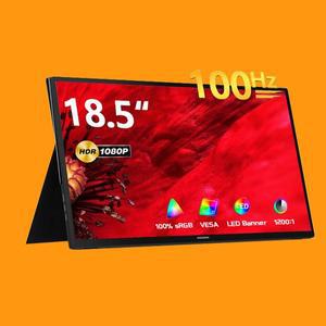 [기타]BSCONN 베스콘 휴대용 고해상도 모니터 46.9cm(18.5인치) 포터블 광시야각 보조모니터 M18