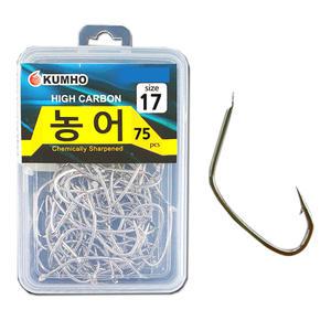 농어바늘 덕용 17호 19호 선상 원투 외수질 생미끼 광어 민어 우럭낚시 농어 바늘 벌크