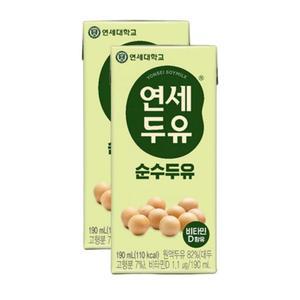 [연세우유] 연세두유 순수 두유 190ml 72개