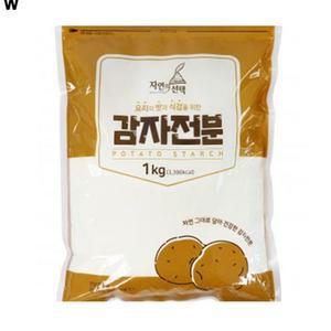 감자 자연의선택감자전분 자연의선택 감자전분 1kg 감자가루 감자전분가루