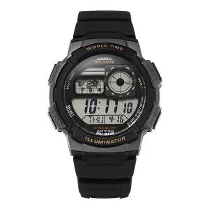 카시오 AE-1000W-1AVDF (AE-1000W-1A) 디지털 스포츠 군인 월드타임 남성 우레탄시계 타임메카