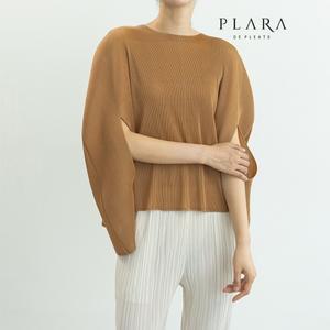 플라라 (88까지)플리츠홀슬리브블라우스