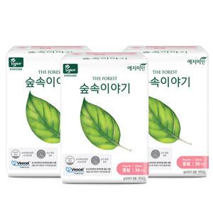 예지미인 숲속이야기 비오셀 중형 36P X 3팩