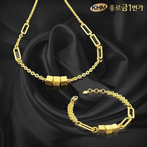 [종로금1번가]여자 순금 목걸이 스퀘어클립  11.25g
