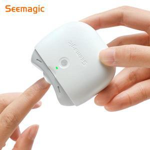 Seemagic 전기 자동 손톱깎이 프로 가벼운 트리머 네일 커터 매니큐어 성인 케어 가위 바디 도구