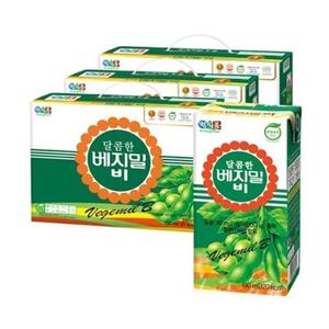 정식품 달콤한 베지밀 비 190ml 72개