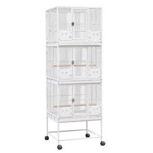 대형 새장 3단 앵무새 사육 새집 조류케 모델 블랙 하우스 투명37x37x125