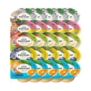 쁘띠첼 푸딩 과일젤리 90g x25개 (밀감x5+복숭아x5+포도x5+파인애플x5+화이트코코x5)