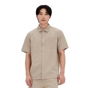 [밀레](센텀시티점)25SS 신상 남성용 여름반팔셔츠(상하의세트가능) 시어써커 반팔 셔츠 MLUUS281(출시...