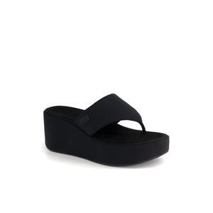 [백화점매장 정품] 핏플랍 25 S/S 플랫폼 웨지 토 포스트 여성화FFSO5E355 BK139 트렌디한, 임산부도 편안