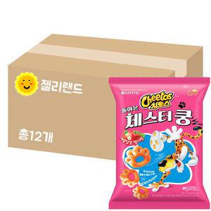 롯데웰푸드 치토스 돌아온 체스터쿵 새콤달콤 딸기맛 55g X 12개 (1BOX)