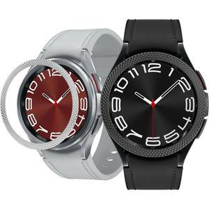 갤럭시 시계 6 4 클래식 43mm 47mm 42mm 46mm 커버 링 범퍼 접착 케이스 장식 액세서리에 대한 금속 베젤