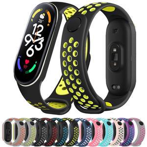 스트랩 Mi band 6 팔찌 스포츠 실리콘 Miband4 5 손목 correa 벨트 교체 밴드, 샤오미 미 4 3