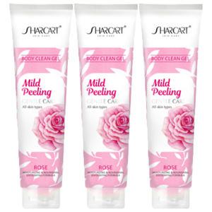 샤카트 페이스 바디 필링젤 로즈 310ml 3개/N