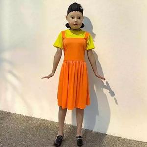 오징어게임2 영희 옷 가면 코스튬 진행요원 의상 할로윈 복장 졸업사진 반티 굿