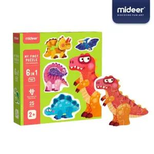 mideer 나의 첫퍼즐놀이 공룡 MD3185인지향상 소근육발달 아기그림 장난감 교구 두뇌개발 오감발 어린이 첫