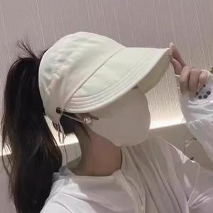 여성용 모자 스트링 버킷햇 소두핏 챙넓은 볼썬캡 마스크걸이 버킷햇 소두 얼굴소멸 자외선차단