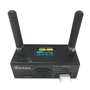 조립된 듀플렉스 MMDVM 스팟 UHF VHF + OLED + 안테나 케이스 키트 지원 P25 DMR YSF DSTA NXDN Raspberry