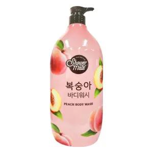 샤워메이트 내추럴 복숭아 바디워시 1.2kg/보습/촉촉한바디워시바디워시/순한바디워시/배쓰앤/건성/비누