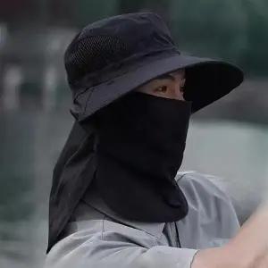 햇빛가리는 모자 성인플랩캡 창넓은 밭일모자 텃밭 농사용 얼굴 뒷목 햇볕차단 선쉐이드 차양햇