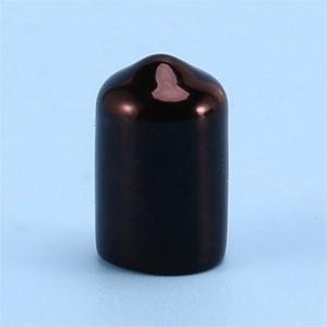 ABGR-1000Pcs 고무 엔드 캡 9.5Mm ID PVC 원형 튜브 볼트 커버 나사 스레드 보호기 검정색